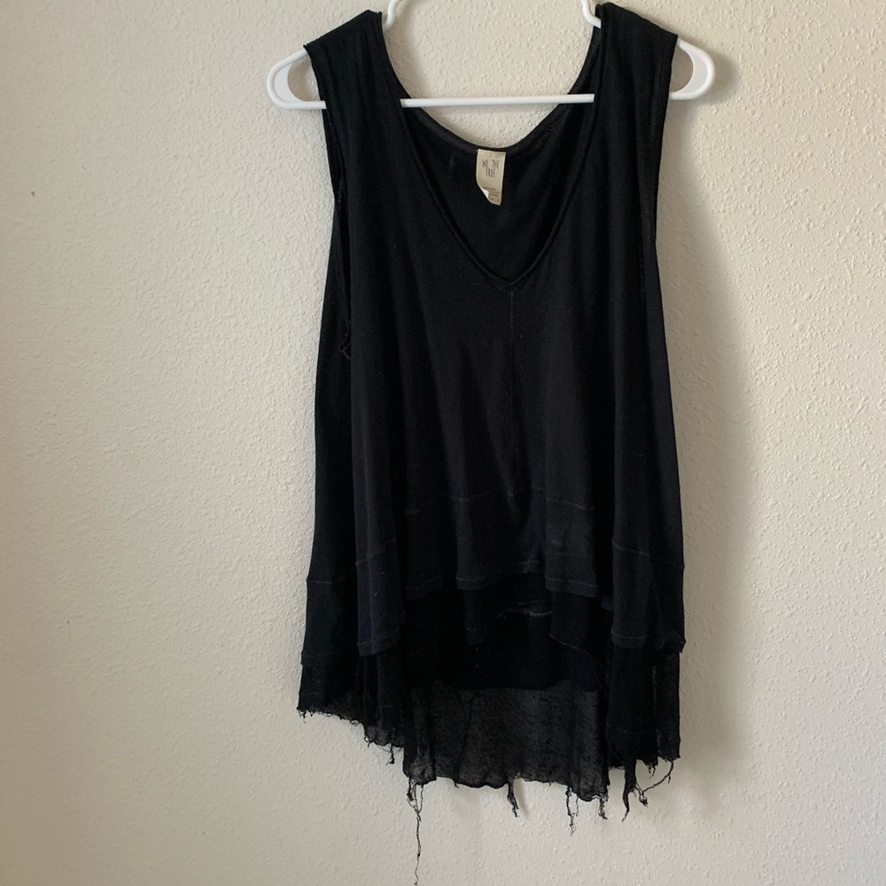Distressed Free People Tunic